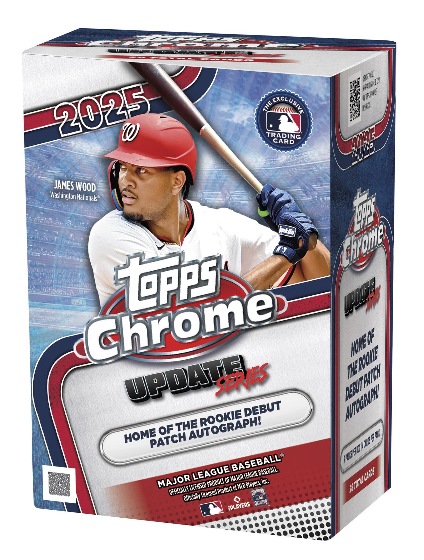 2025 Topps Chrome Update Series Baseball 7-Pack Blaster