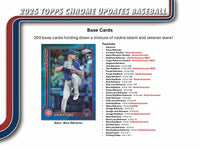 2025 Topps Chrome Update Series Baseball 7-Pack Blaster