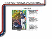 2025 Topps Chrome Update Series Baseball 7-Pack Blaster
