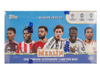 2024/25 Topps Chrome Merlin UEFA Club Competitions Soccer Hobby