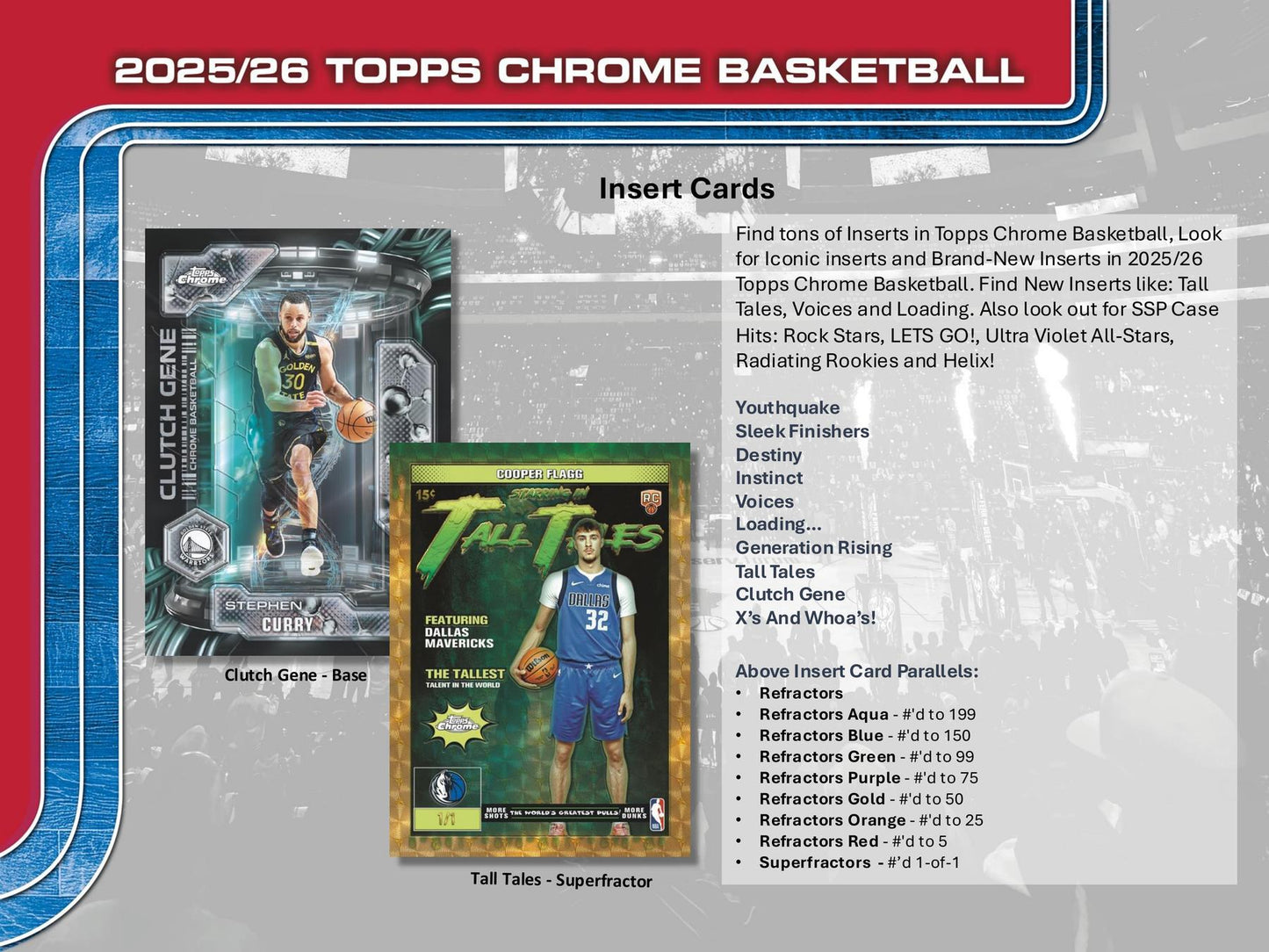 2025/26 Topps Chrome Basketball Hobby