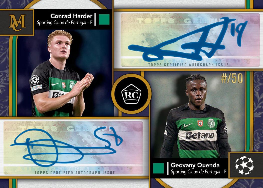 2024/25 Topps UEFA Club Competitions Museum Collection Soccer Hat-Trick