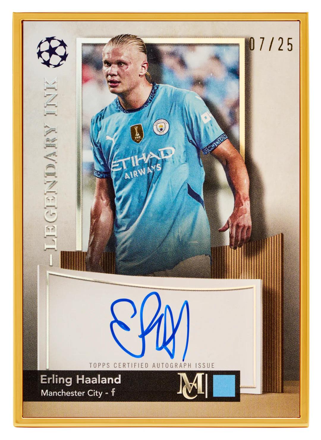 2024/25 Topps UEFA Club Competitions Museum Collection Soccer Hat-Trick