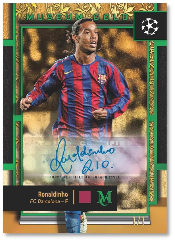 2024/25 Topps UEFA Club Competitions Museum Collection Soccer Hat-Trick