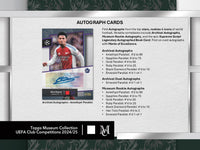 2024/25 Topps UEFA Club Competitions Museum Collection Soccer Hat-Trick