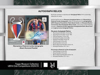 2024/25 Topps UEFA Club Competitions Museum Collection Soccer Hat-Trick