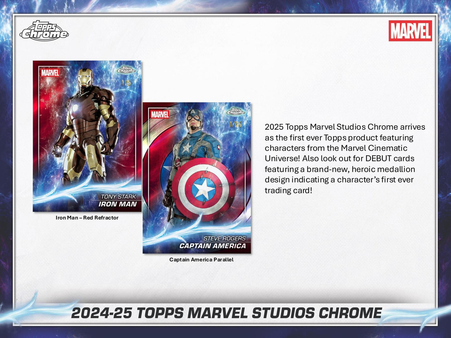 Marvel Studios Chrome 7-Pack Blaster (Topps 2024/25)