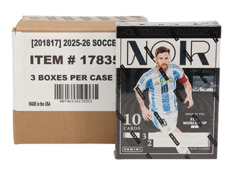 compare product 2025/26 Panini Noir Road to FIFA World Cup Soccer Hobby