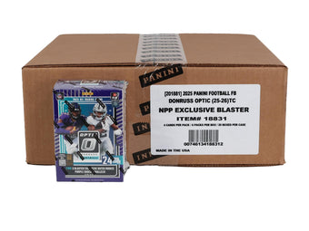 compare product 2025 Panini Donruss Optic Football 6-Pack Blaster (Purple Shock Parallels!)