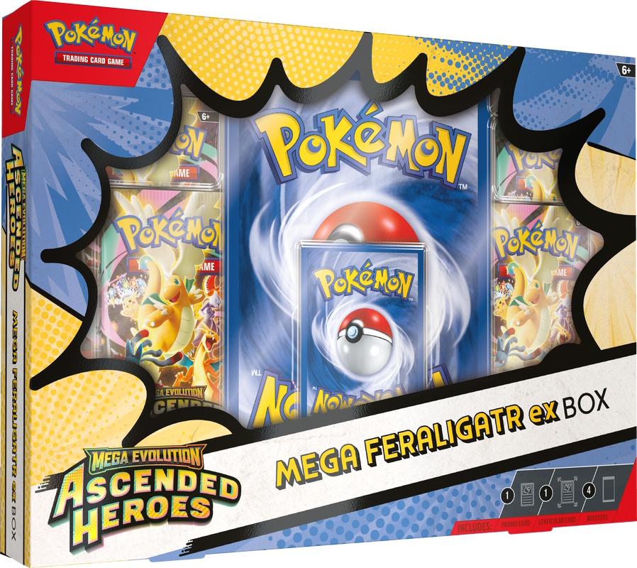 Pokemon Mega Evolution: Ascended Heroes Mega Meganium/Emboar/Feraligatr ex