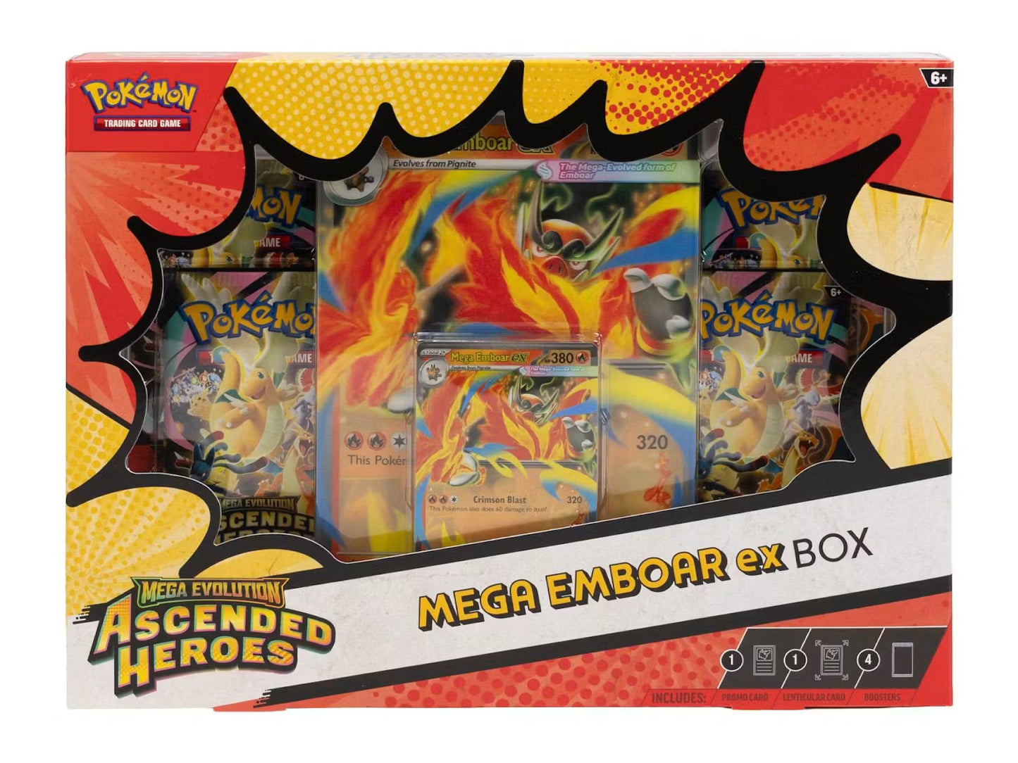 Pokemon Mega Evolution: Ascended Heroes Mega Meganium/Emboar/Feraligatr ex