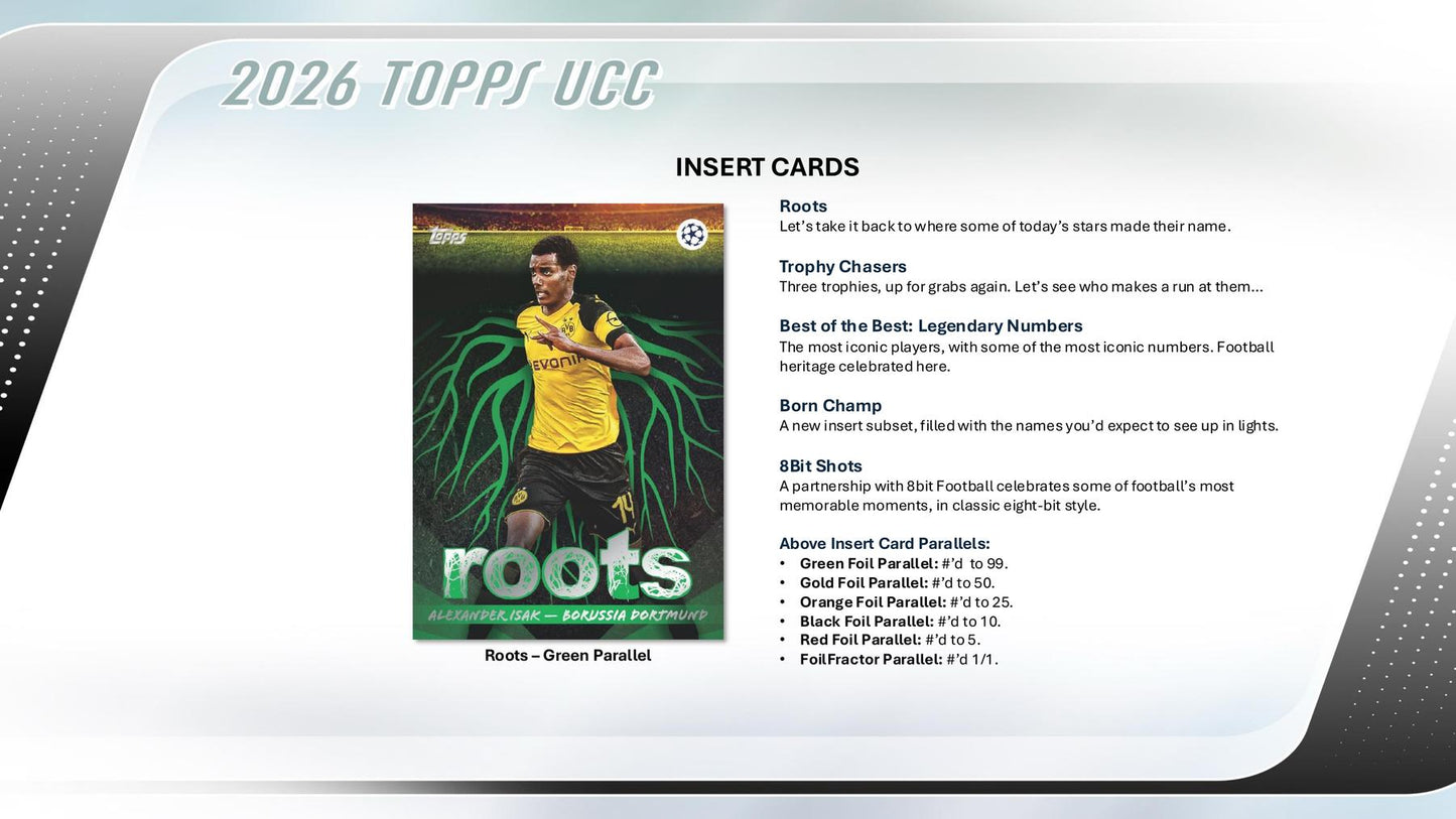 2025/26 Topps UEFA Club Competitions Soccer Hanger