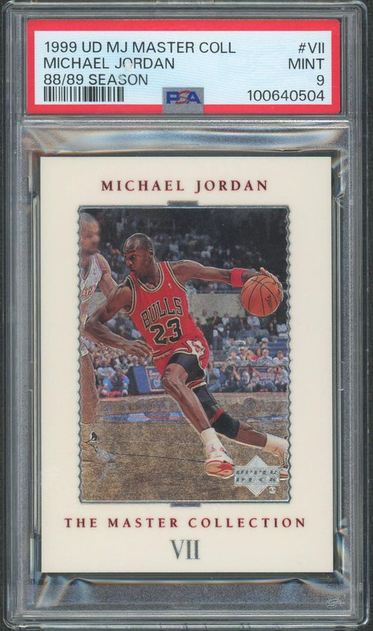 1999 UD Master Collection Michael Jordan #VII /500 PSA 9