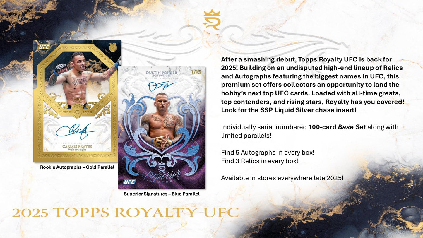 2025 Topps Royalty UFC Hobby