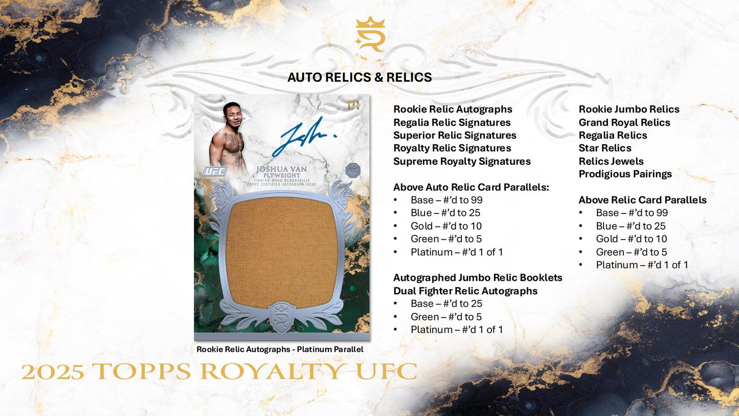 2025 Topps Royalty UFC Hobby