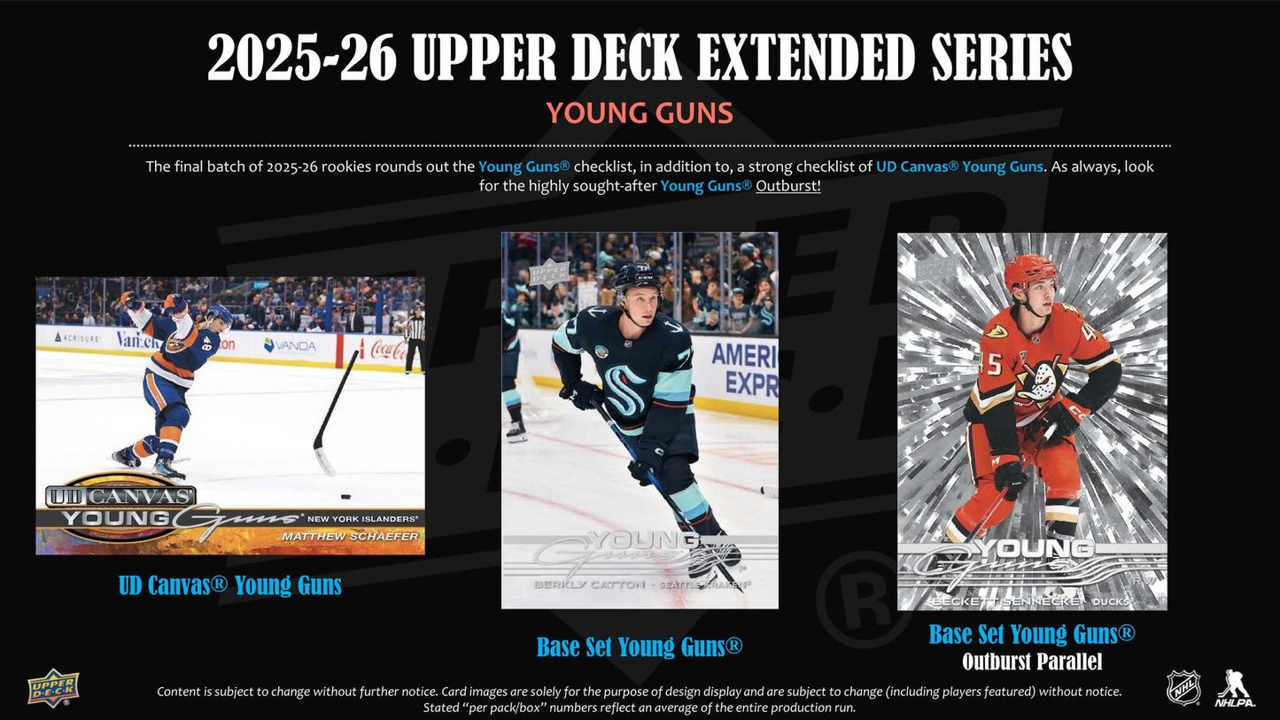 2025/26 Upper Deck Extended Series Hockey Blaster