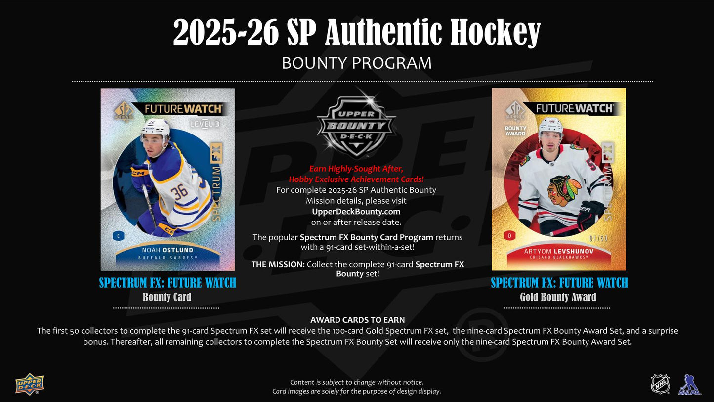 2025/26 Upper Deck SP Authentic Hockey Hobby