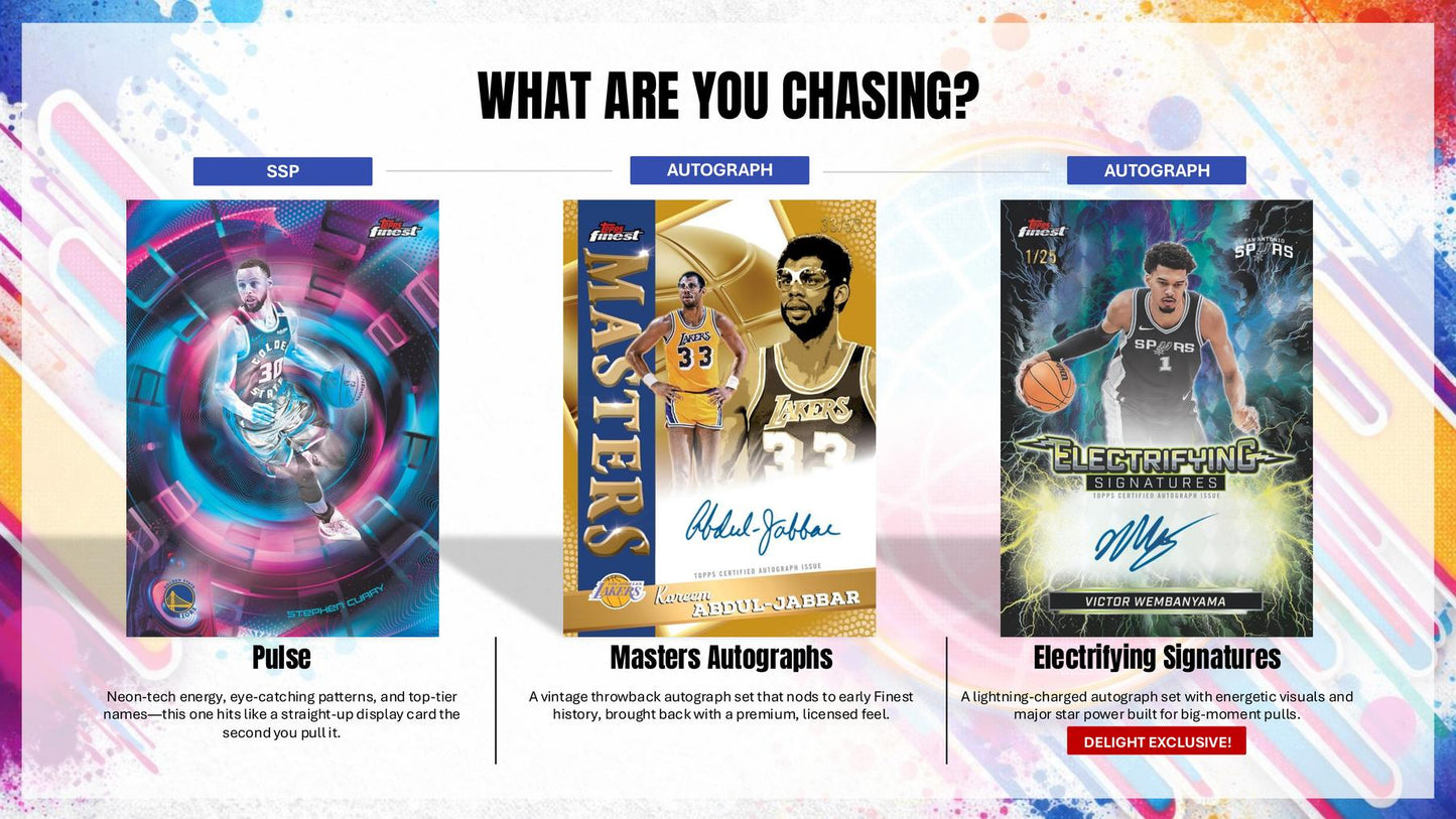 2025/26 Topps Finest Basketball Hobby