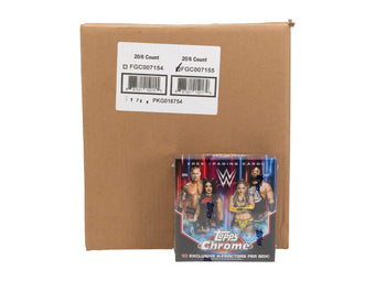 compare product 2026 Topps Chrome WWE Wrestling Mega