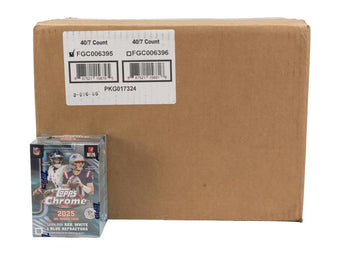 compare product 2025 Topps Chrome Football Blaster