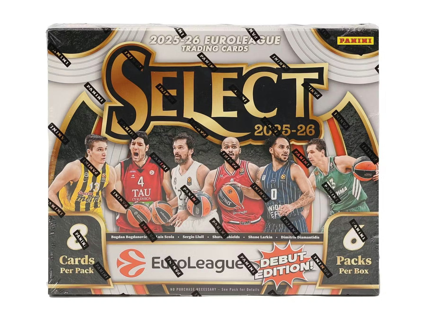 2025/26 Panini Select EuroLeague Basketball Hobby