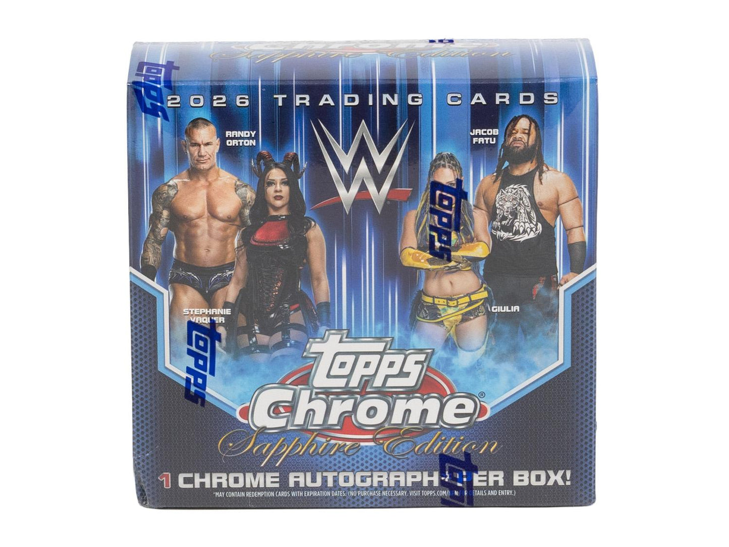 2026 Topps Chrome WWE Wrestling Sapphire Edition
