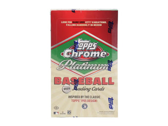 compare product 2025 Topps Chrome Platinum '55 Baseball Hobby