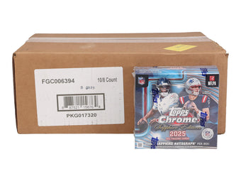 compare product 2025 Topps Chrome Football Sapphire Edition