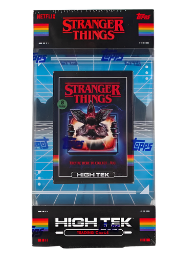 compare product 2024 Topps High Tek Stranger Things Netflix Hobby Box