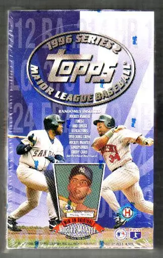 compare product 1996 Topps Series 2 Baseball Box