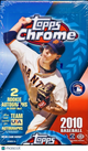 2010 Topps Chrome Baseball Hobby Box