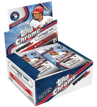 compare product 2025 Topps Chrome Update Series Baseball Jumbo Box