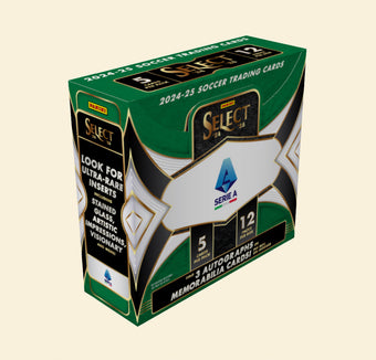 compare product 2024-25 Panini Select Serie A Soccer Hobby Box
