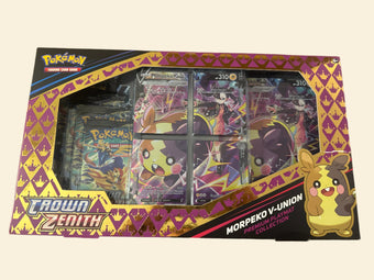 compare product Pokemon: Crown Zenith Morpeko V Union Collection Box