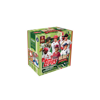 compare product 2023 Topps Holiday MLB Baseball Trading Cards Mega Box 20 Box Case