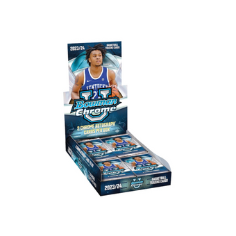 compare product 2023-24 Bowman University Chrome Basketball Hobby 12-Box Case