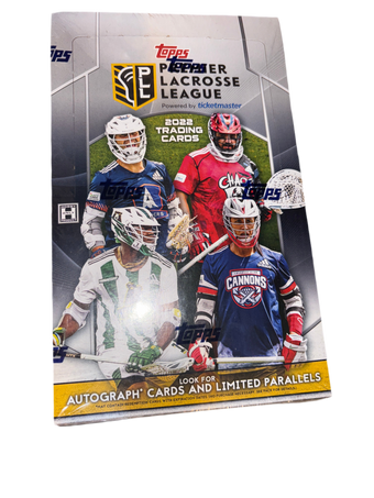 compare product 2022 Topps PLL Lacrosse League Hobby Box