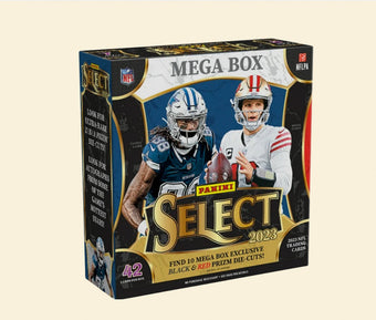 compare product 2023 Panini Select Football Mega Box