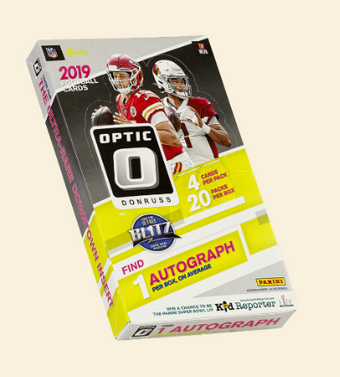 compare product 2019 Panini Donruss Optic Football Hobby Box