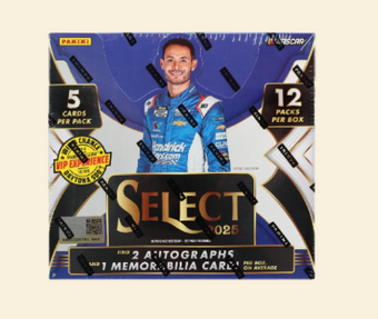 compare product 2025 Panini Select Nascar Hobby Box