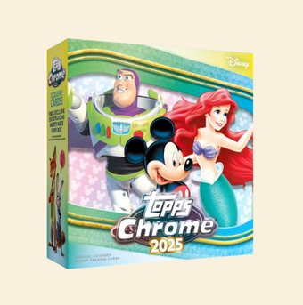 compare product 2025 Topps Chrome Disney Mega Box