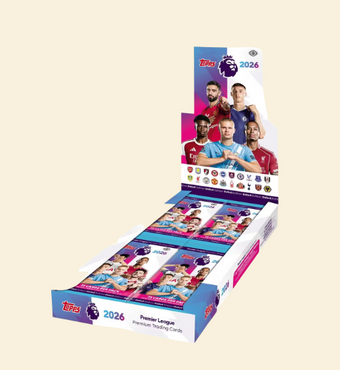 compare product 2025-26 Topps Premier League Soccer Hobby Box