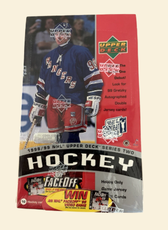 compare product 1998-99 Upper Deck Series 2 Hockey Hobby Box