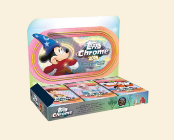 compare product 2025 Topps Chrome Disney Hobby Box