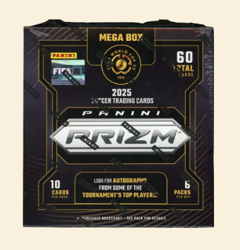 compare product 2025 Panini Prizm FIFA Club World Cup Soccer Mega Box