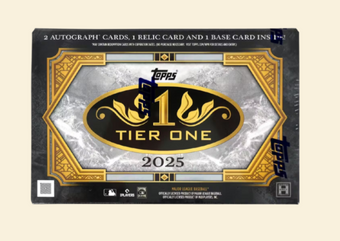compare product 2025 Topps Tier One Baseball Hobby Box