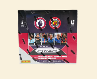 compare product 2024-25 Panini Prizm EPL Soccer International Hobby Box