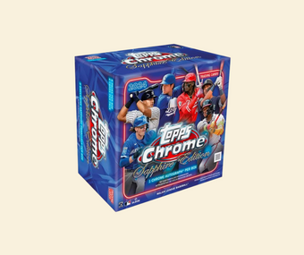 compare product 2024 Topps Chrome Sapphire Baseball Hobby Box