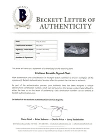 Cristiano Ronaldo Autographed Nike Cleat