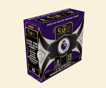 compare product 2024-25 Panini Select EPL Soccer Hobby Box